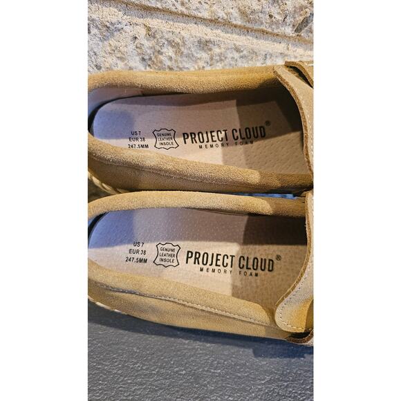 Project Cloud Filide Memory Foam Genuine Leather Loafers , Non Slip, Womens Sz 7 - Picture 7 of 7